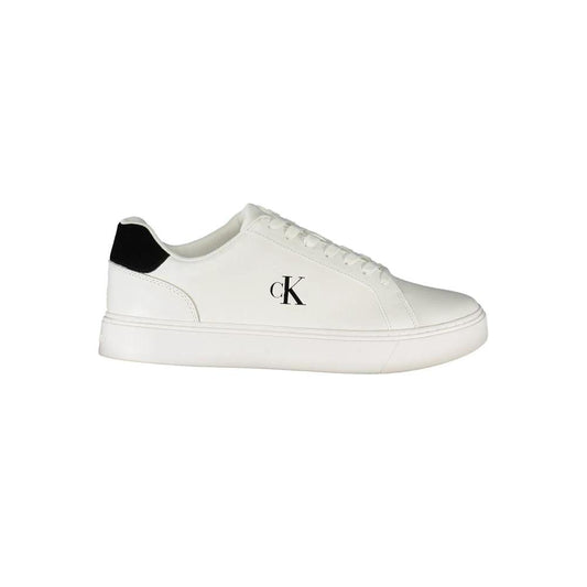 Calvin Klein Bianco Polyurethane Men Sneaker
