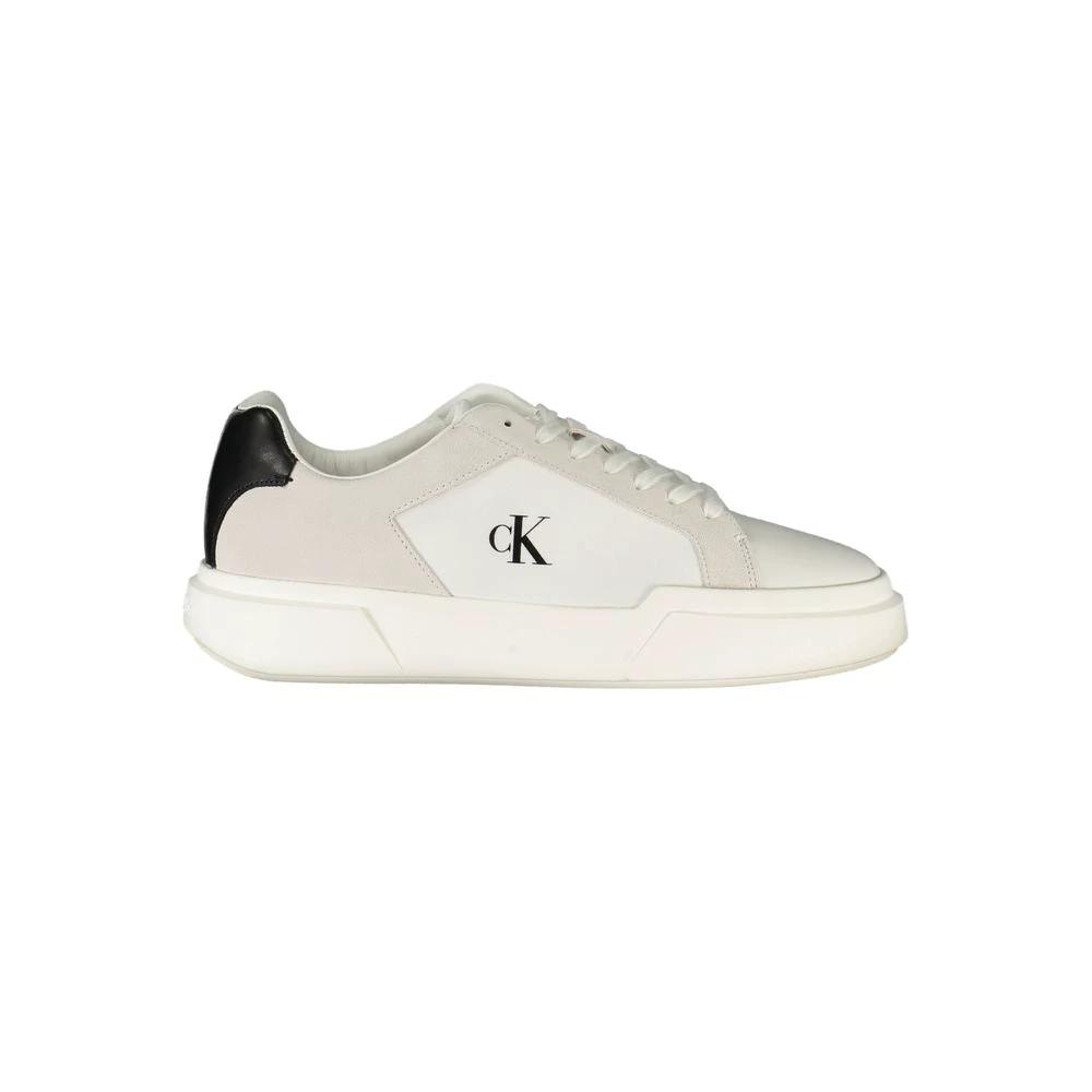 Calvin Klein Bianco Leather Men Sneaker by Calvin Klein