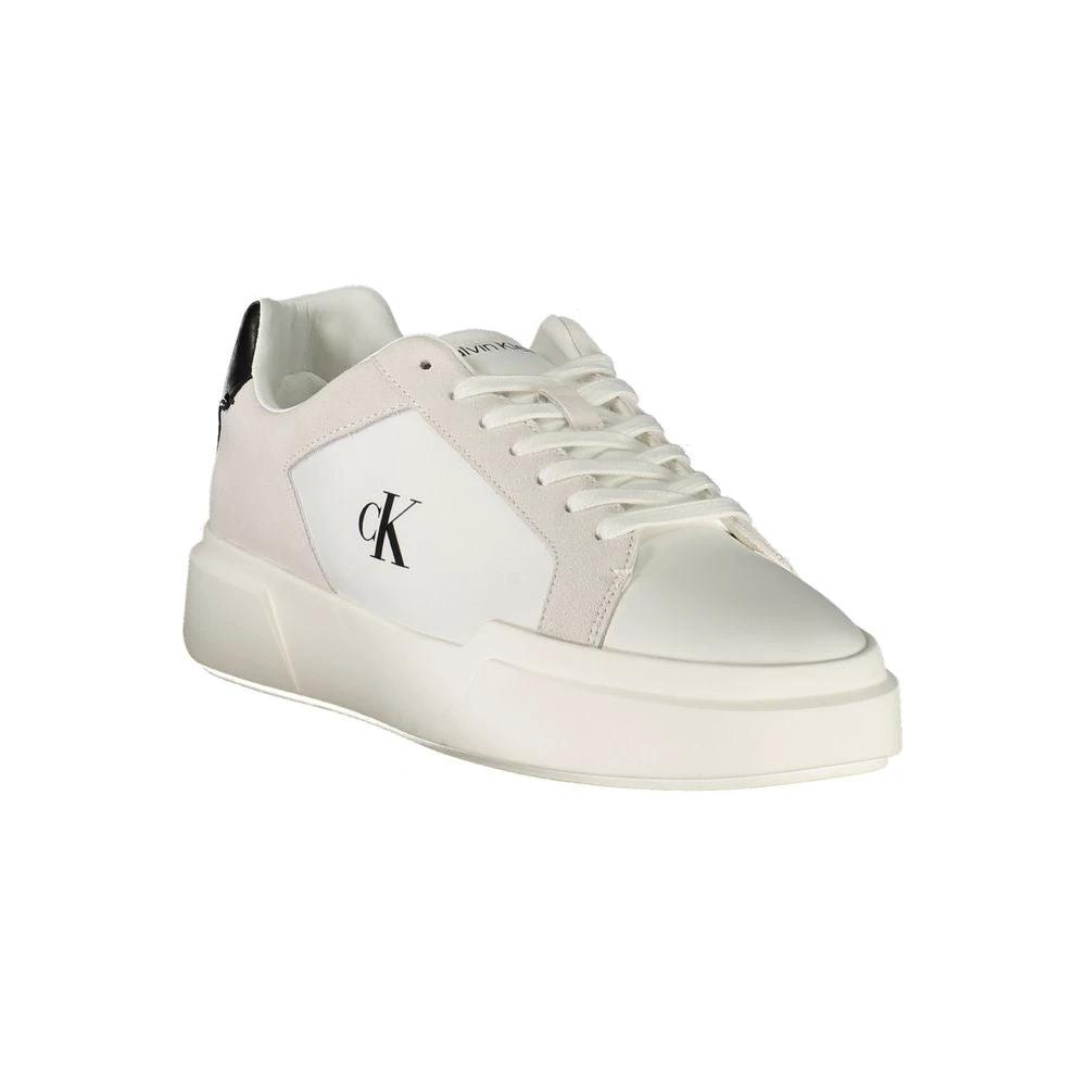 Calvin Klein Bianco Leather Men Sneaker by Calvin Klein
