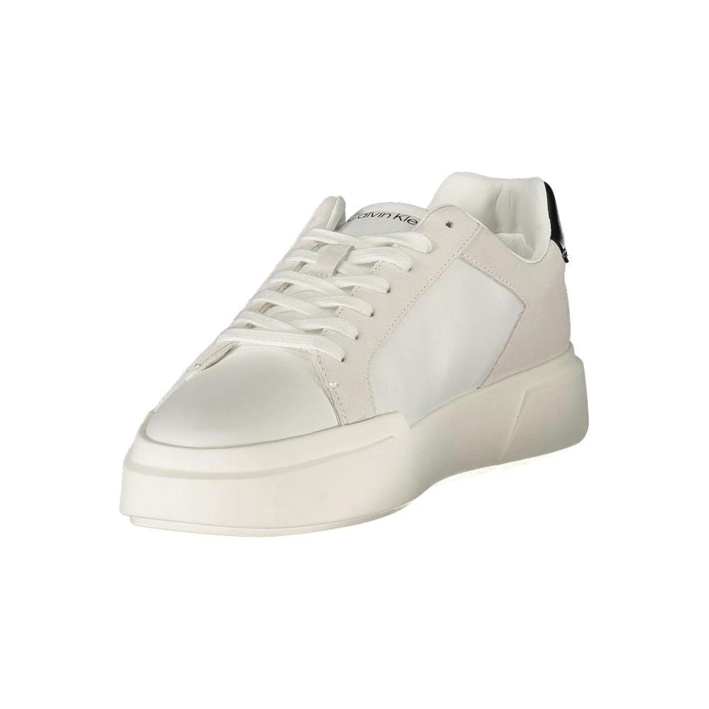 Calvin Klein Bianco Leather Men Sneaker by Calvin Klein