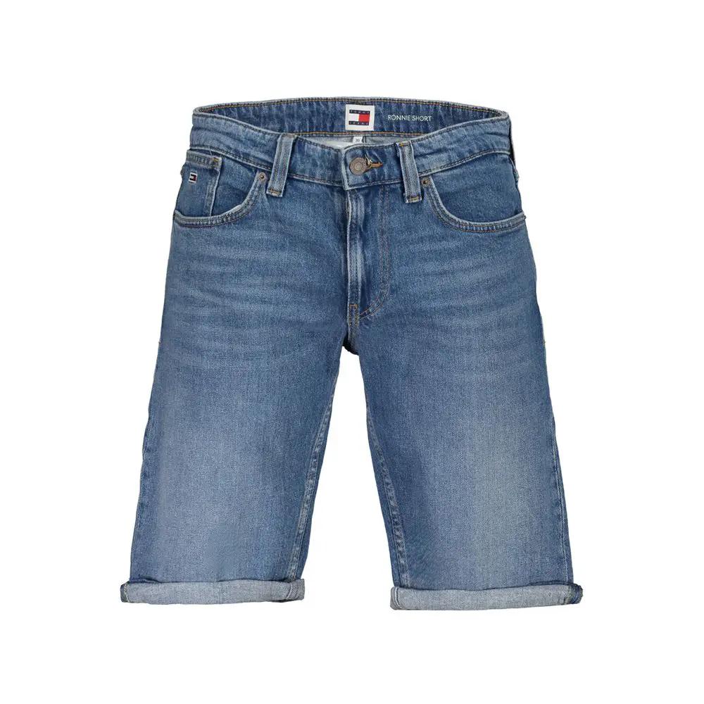Tommy Hilfiger Blu Cotton Men's Short by Tommy Hilfiger