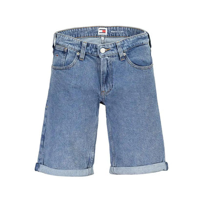 Tommy Hilfiger Blue Organic Cotton Men Short by Tommy Hilfiger