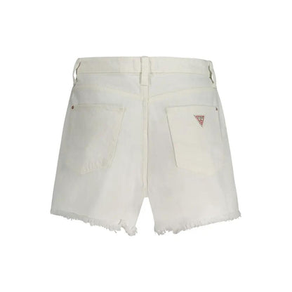 Guess Jeans White Cotton Women's Short by Guess Jeans
