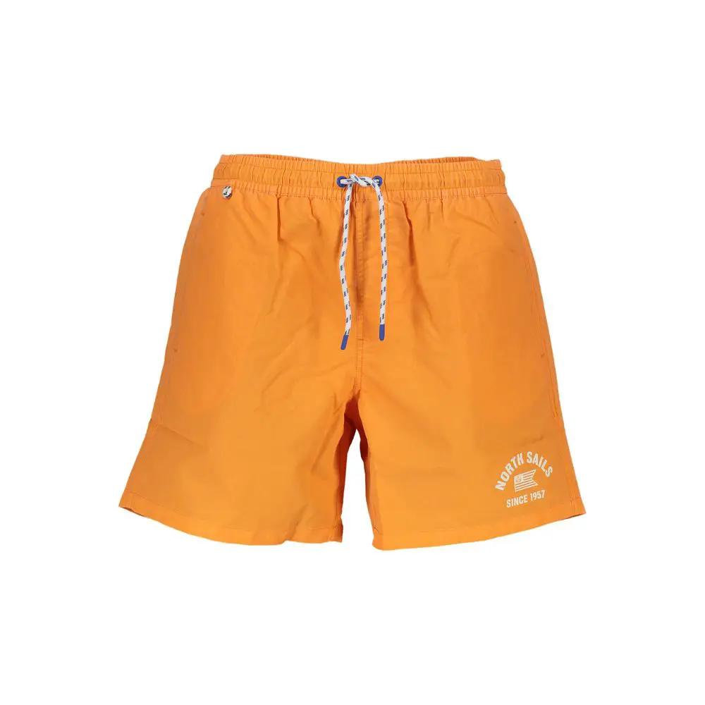North Sails Arancione Polyester Men's Swim Trunk by North Sails