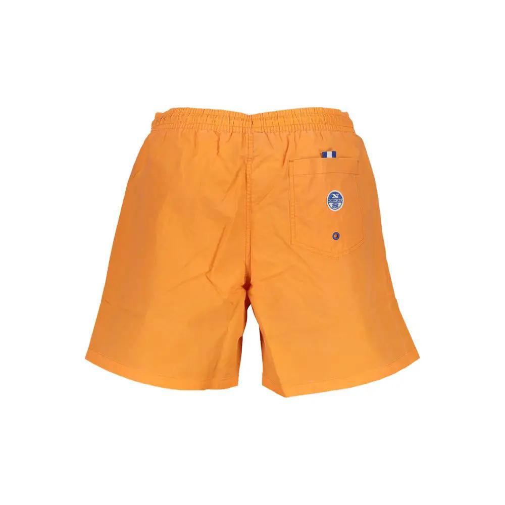 North Sails Arancione Polyester Men's Swim Trunk by North Sails