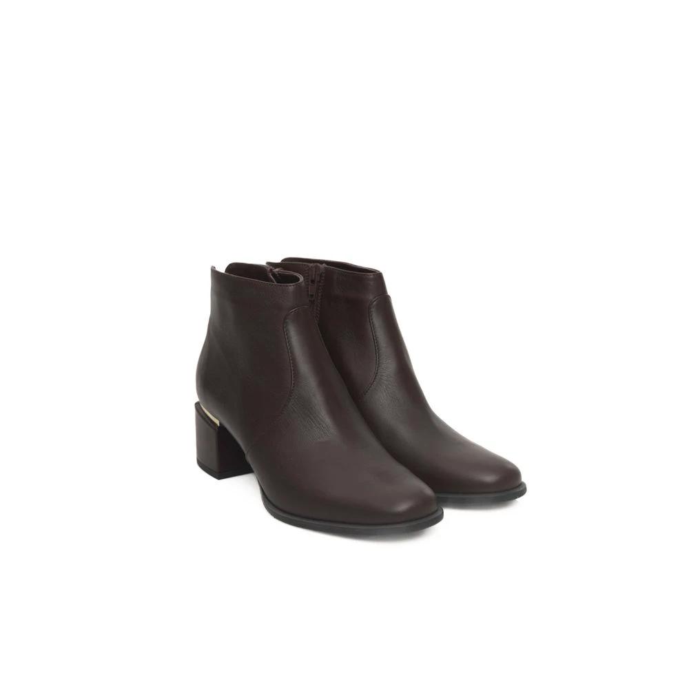 Cerruti 1881 Burgundy Cowhide Women Boot by Cerruti 1881