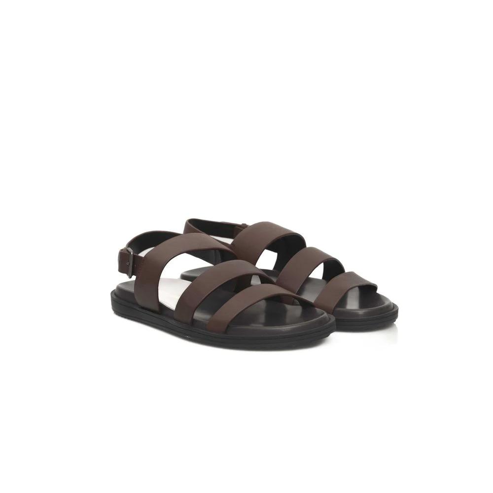 Cerruti 1881 Brown Cowhide Men Sandal by Cerruti 1881