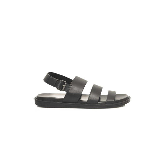 Cerruti 1881 Black Cowhide Men Sandal by Cerruti 1881