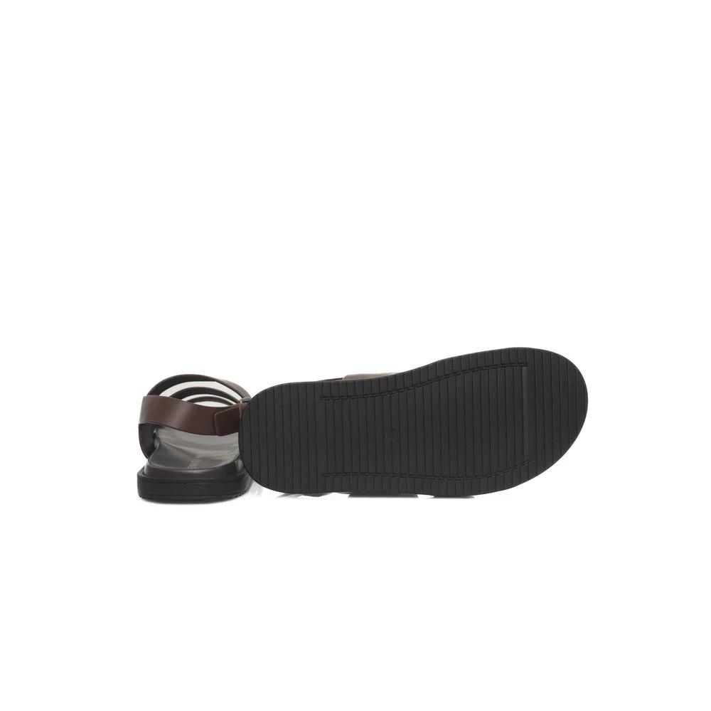 Cerruti 1881 Brown Cowhide Men Sandal by Cerruti 1881