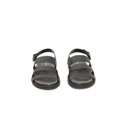 Cerruti 1881 Black Cowhide Men Sandal by Cerruti 1881