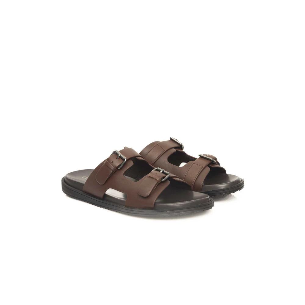 Cerruti 1881 Brown Cowhide Men Sandal by Cerruti 1881