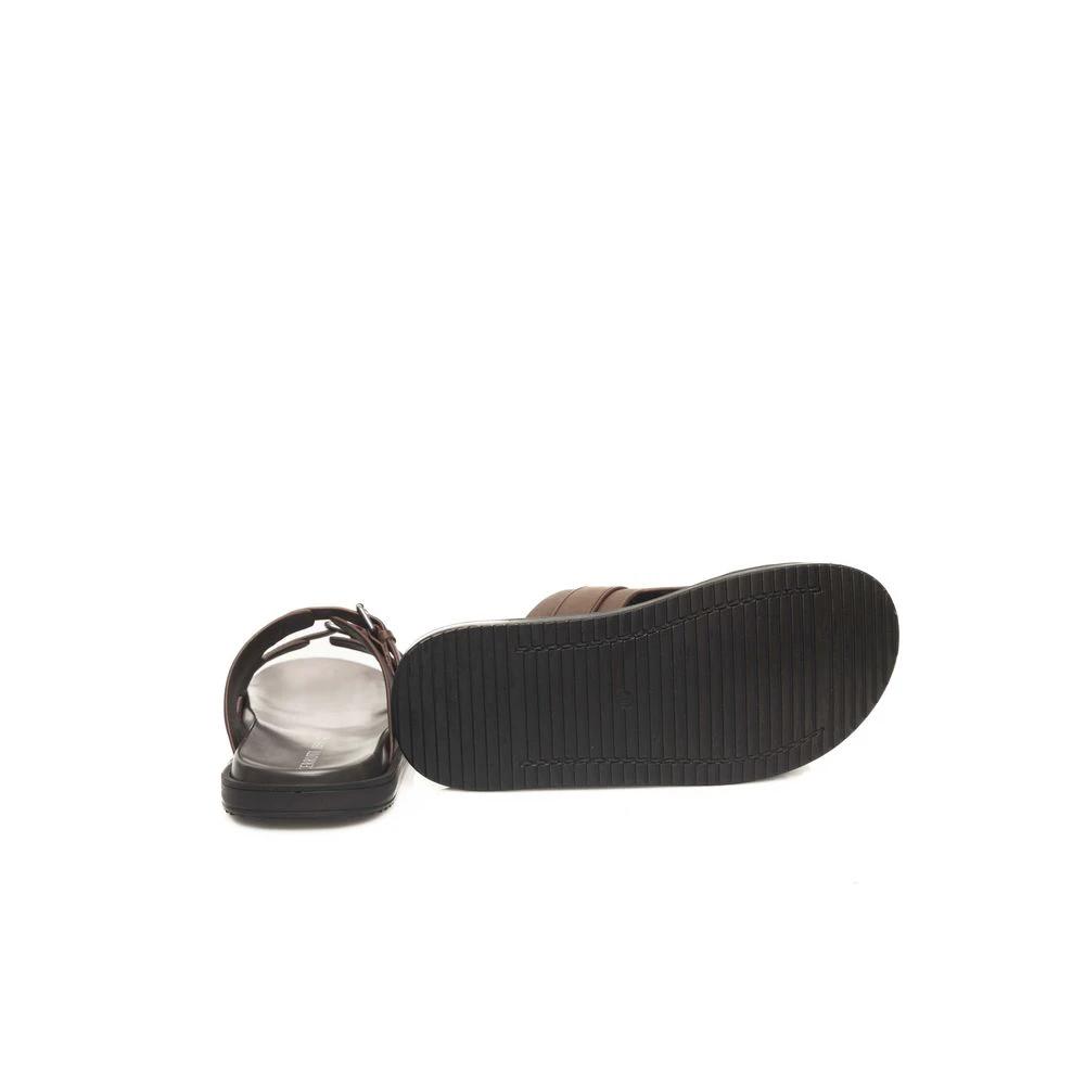 Cerruti 1881 Brown Cowhide Men Sandal by Cerruti 1881
