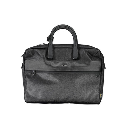 Calvin Klein Nero Polyester Men's Briefcase by Calvin Klein
