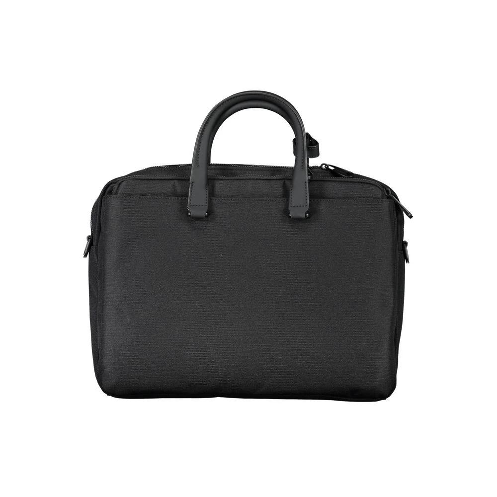 Calvin Klein Nero Polyester Men's Briefcase by Calvin Klein