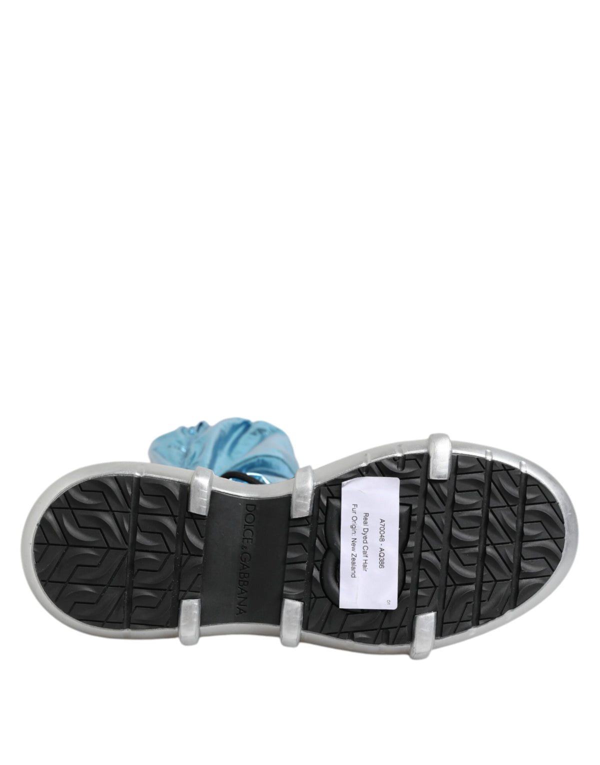 Cuissardes chaussettes Dolce & Gabbana homme à lacets bleu – MV7902