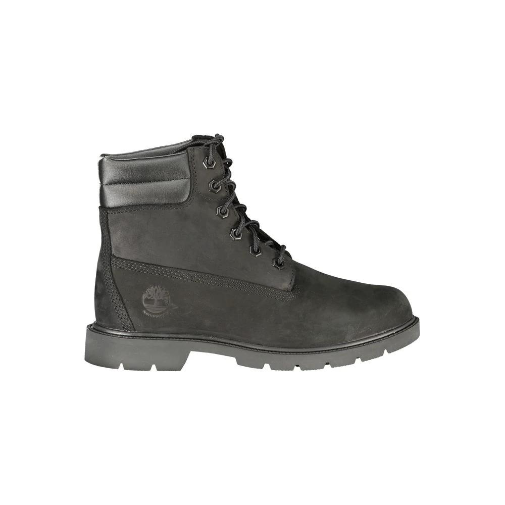 Timberland Black Leather Women Ankle Boot by Timberland