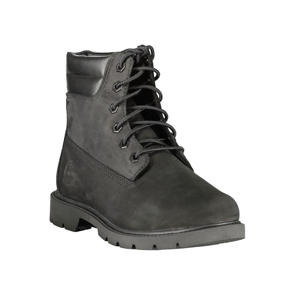 Timberland Black Leather Women Ankle Boot by Timberland