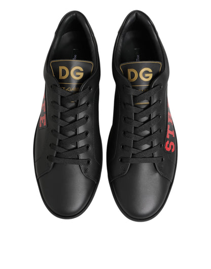 Baskets Dolce & Gabbana homme Street Life en cuir de veau noir – MV7967