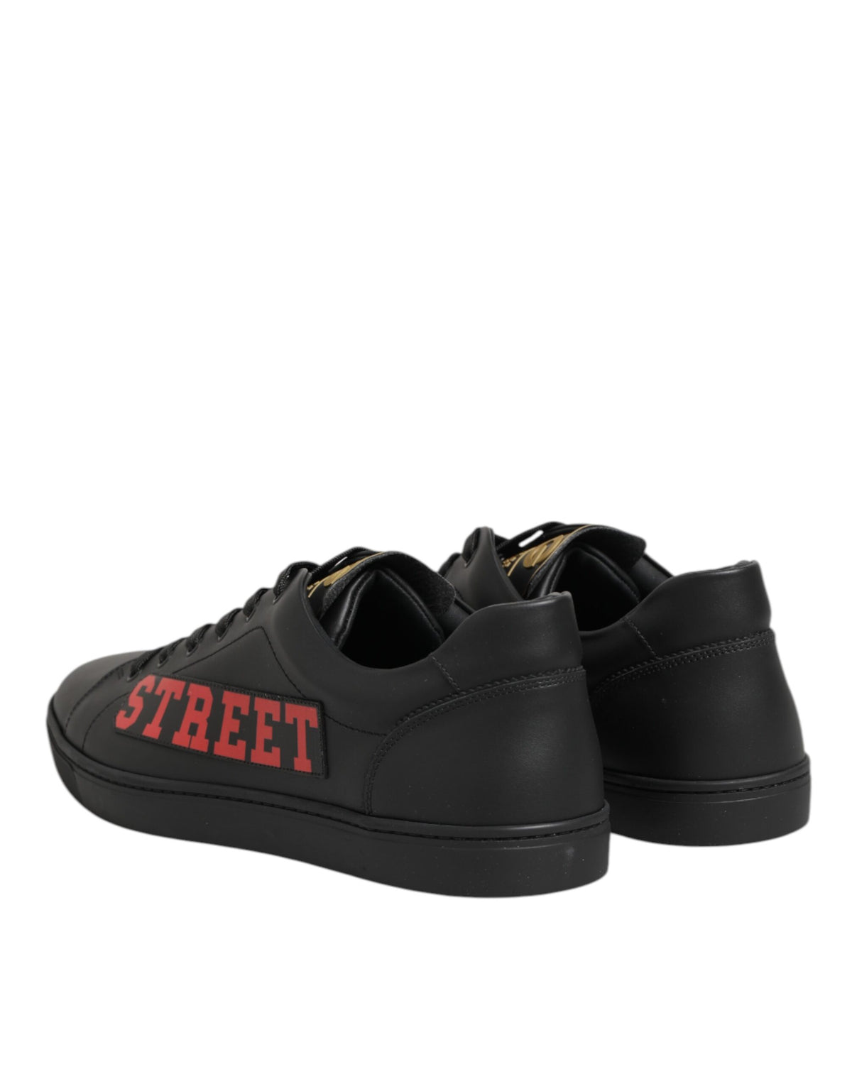 Baskets Dolce & Gabbana homme Street Life en cuir de veau noir – MV7967