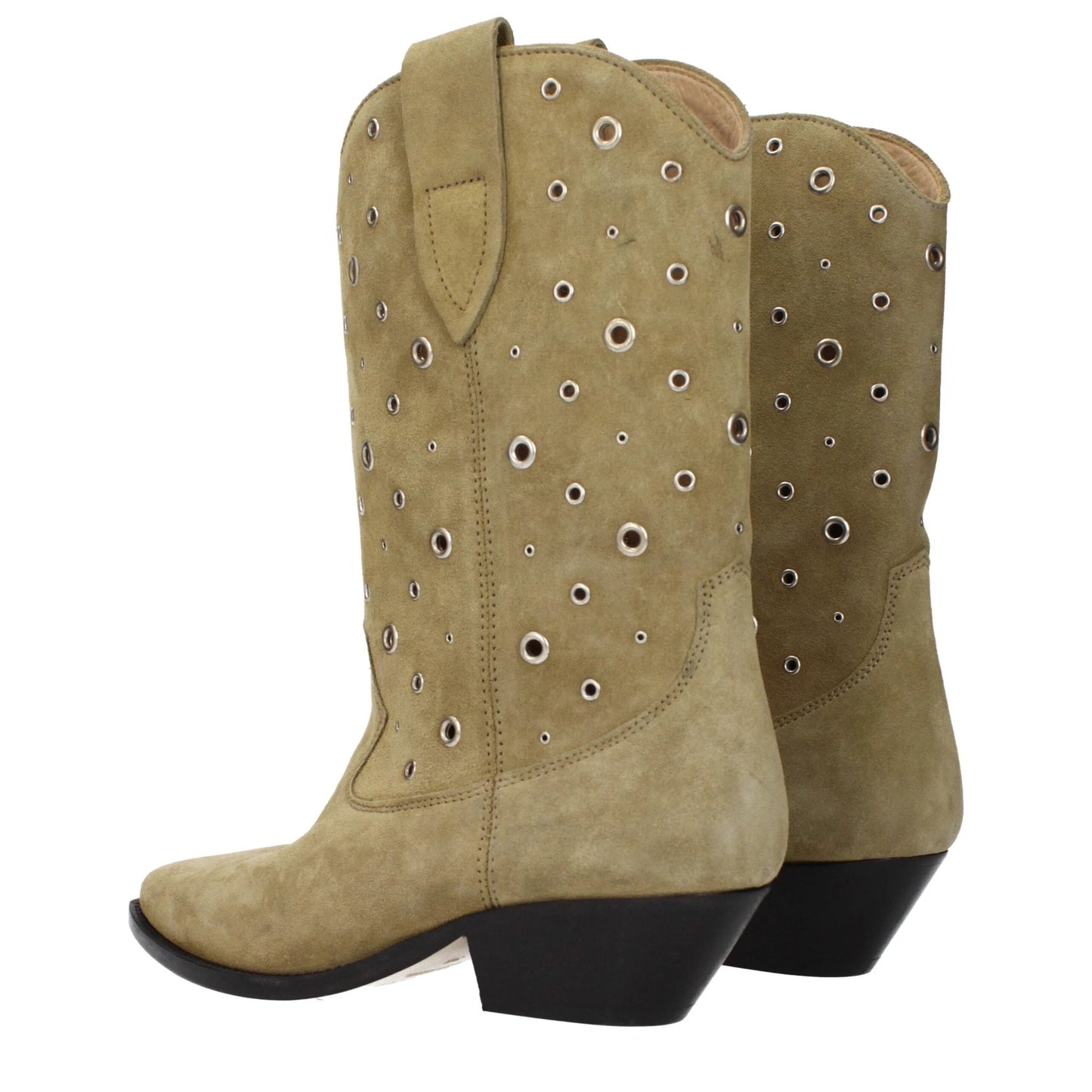 Isabel Marant Beige Leather Ankle Boots by Isabel Marant