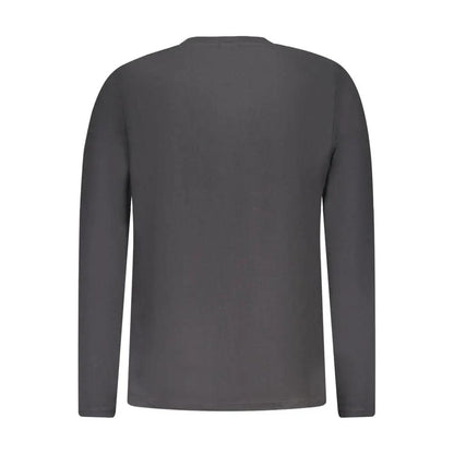 North Sails Black Cotton Men T-Shirt by North Sails