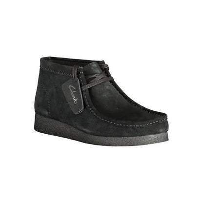 Clarks Nero Leather Men Sneaker by Clarks