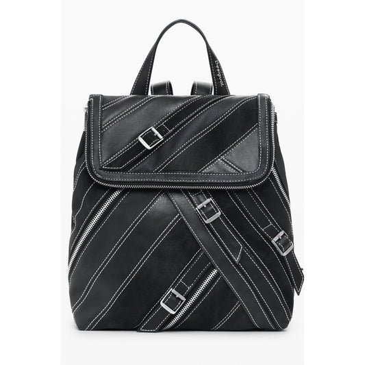 Sac à dos Desigual femme Fibonacci Hampton en polyuréthane noir – DE-40341