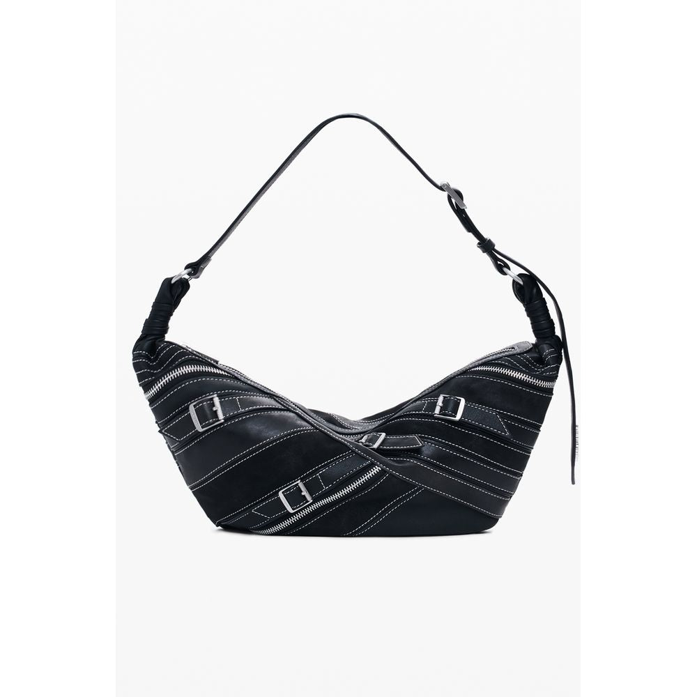 Sac porté épaule Desigual femme Fibonacci Munster en polyuréthane noir – DE-40351