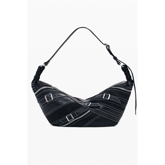 Sac porté épaule Desigual femme Fibonacci Munster en polyuréthane noir – DE-40351