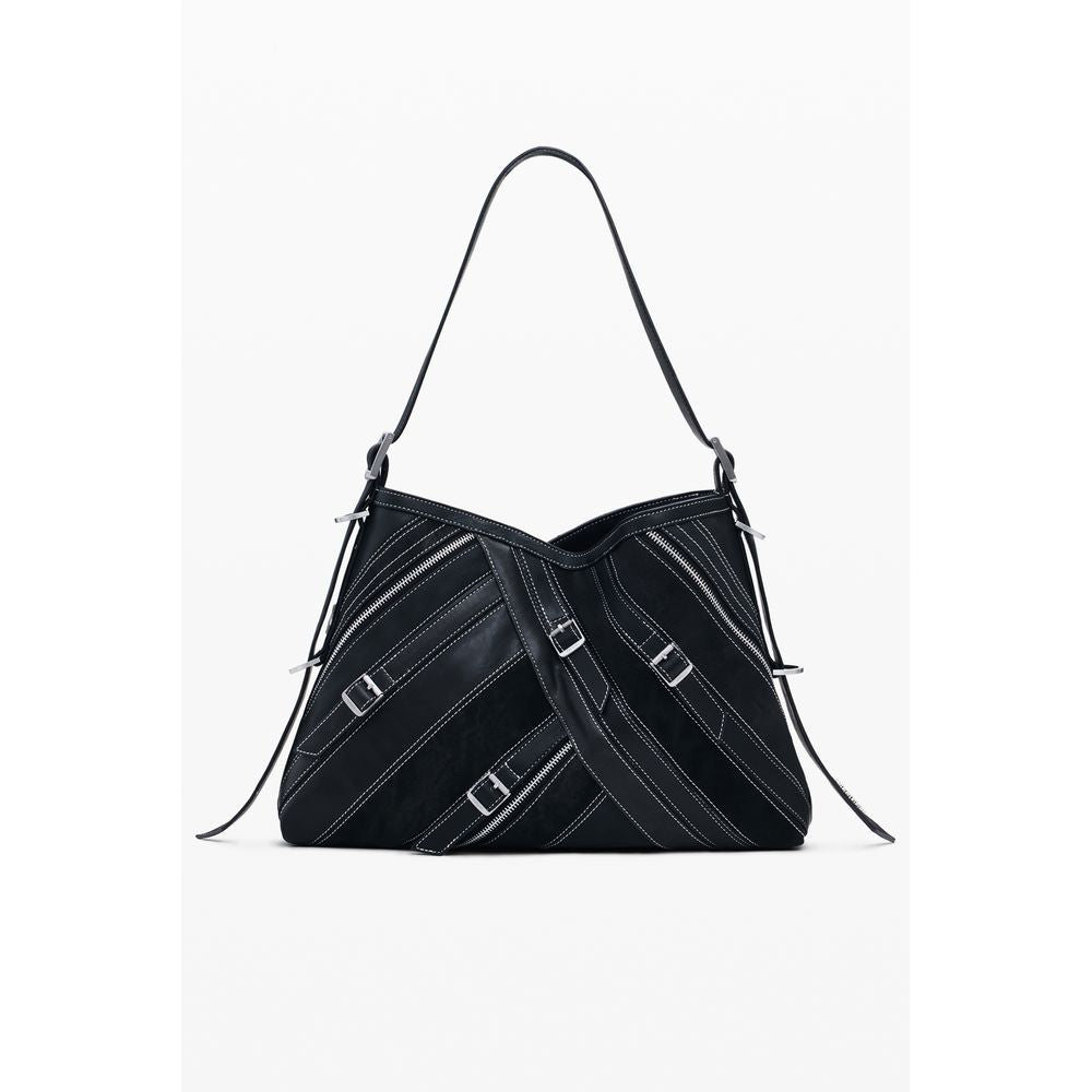 Sac porté épaule Desigual femme Fibonacci Buxton en polyuréthane noir – DE-40353