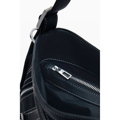 Sac porté épaule Desigual femme Fibonacci Buxton en polyuréthane noir – DE-40353