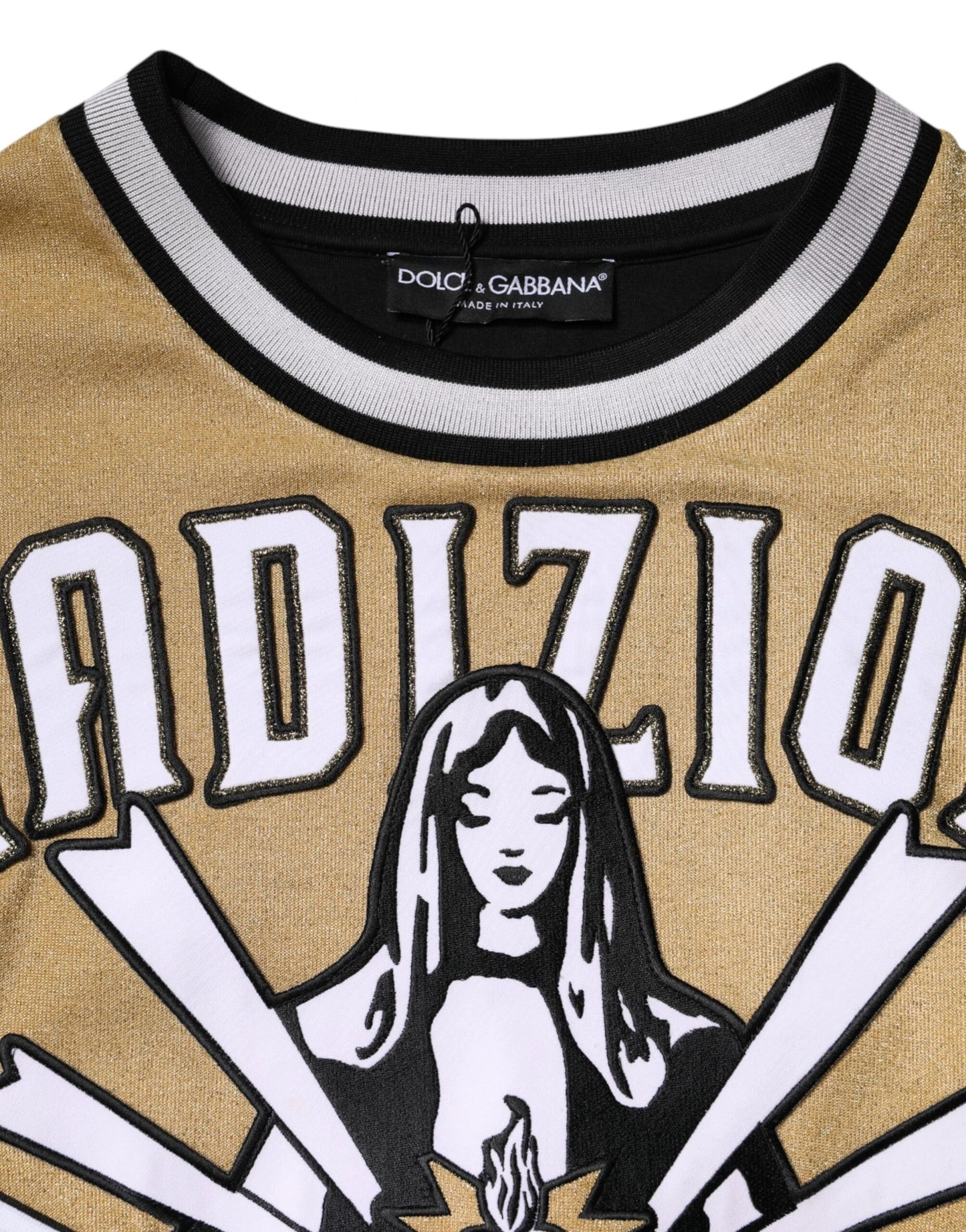 Dolce & Gabbana Multicolor Tradizione E Devotion Sweatshirt Sweater by Dolce & Gabbana