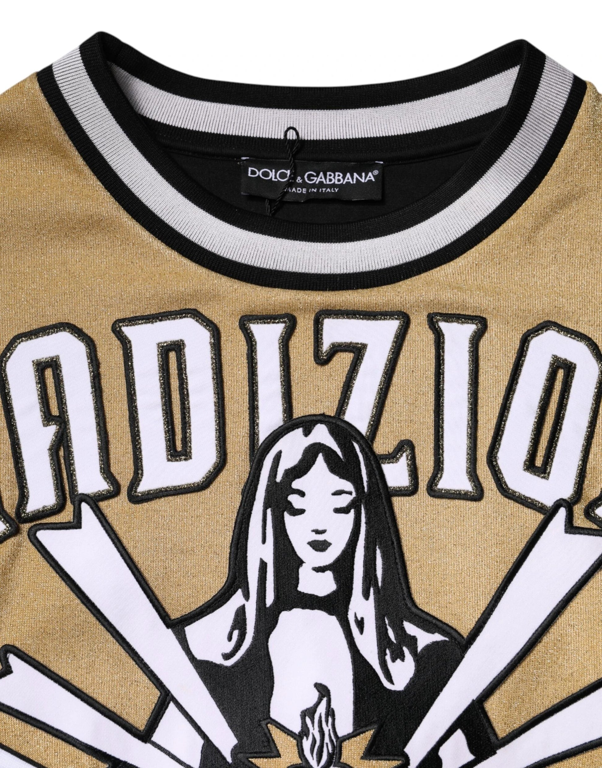 Dolce & Gabbana Multicolor Tradizione E Devotion Sweatshirt Sweater by Dolce & Gabbana