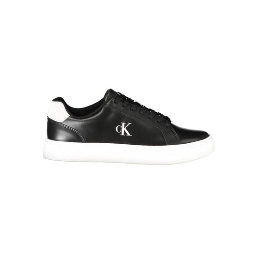 Calvin Klein Black Polyurethane Men Sneaker