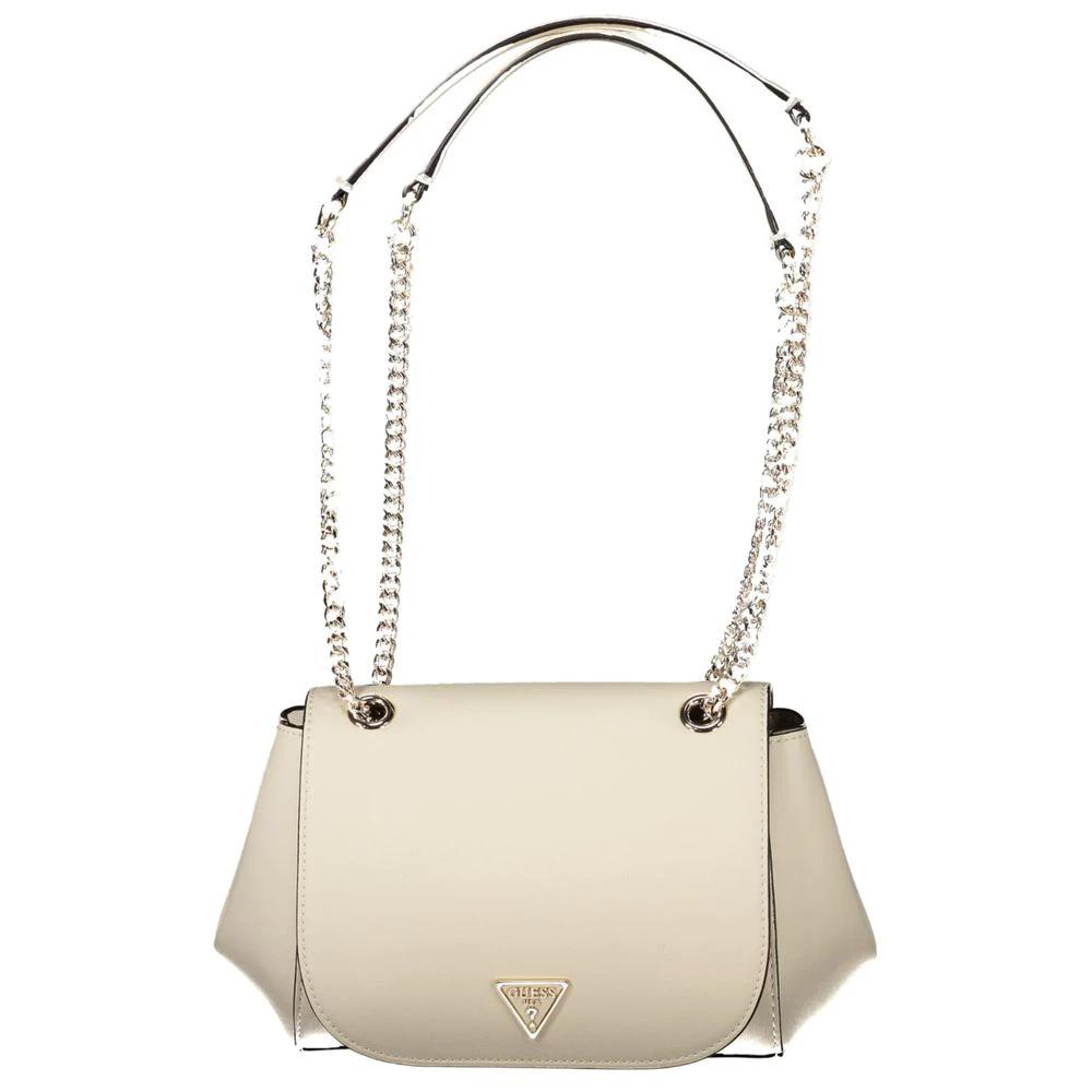 Guess Jeans Bianco Poliuretano Woman Handbag by Guess Jeans
