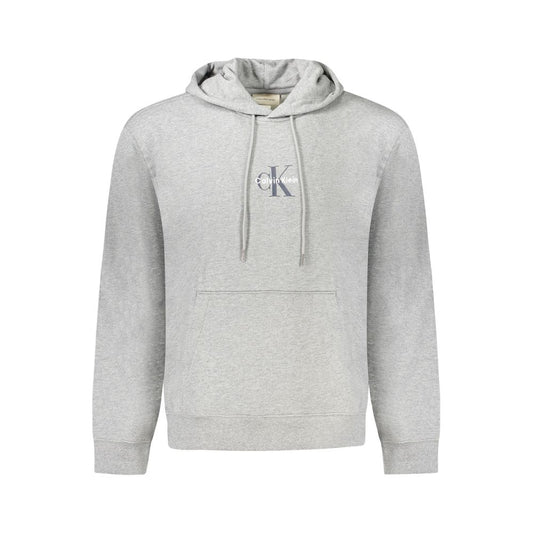 Sweat à capuche Calvin Klein homme en coton gris – CA-40538