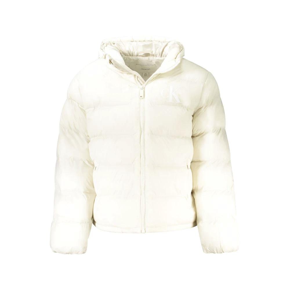 Calvin Klein Bianco Poliammide Uomo Jacket by Calvin Klein
