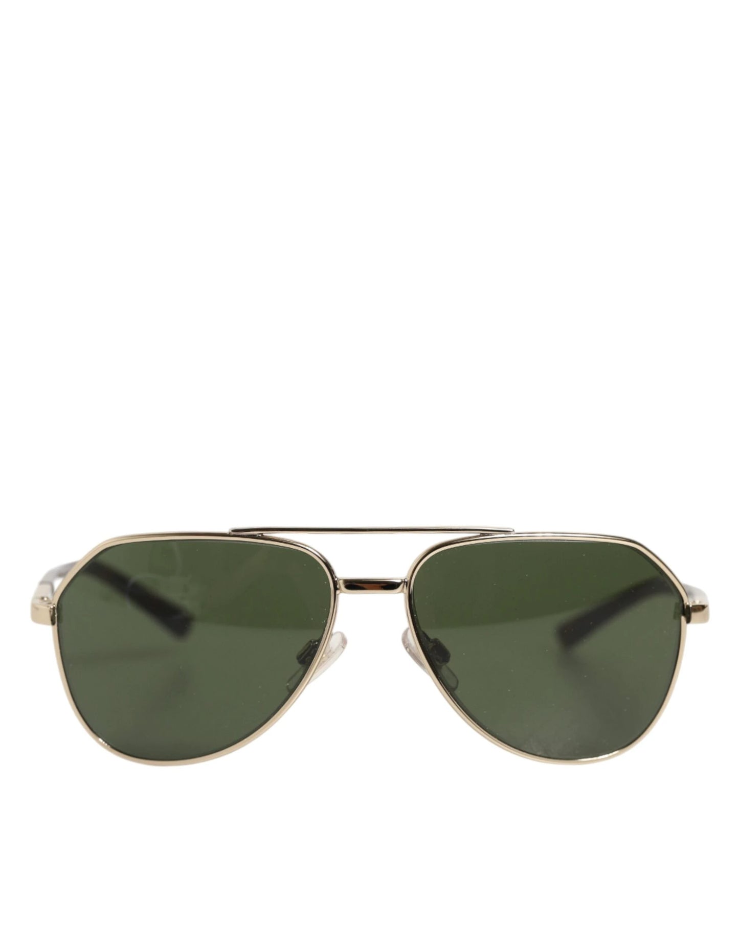 Dolce & Gabbana DG2125 Silver Frame Aviator Shades Eyewear Sunglasses by Dolce & Gabbana