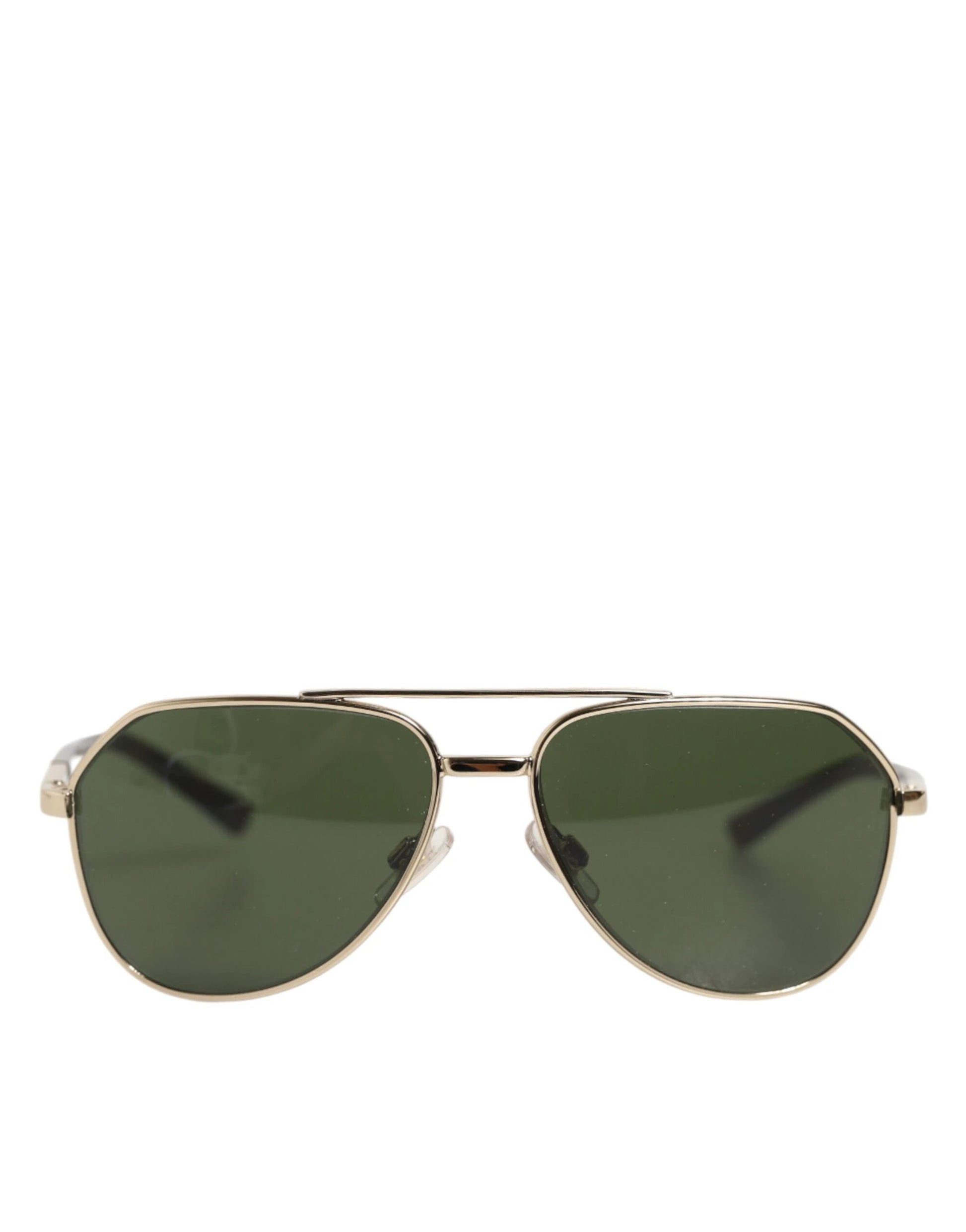 Dolce & Gabbana DG2125 Silver Frame Aviator Shades Eyewear Sunglasses by Dolce & Gabbana
