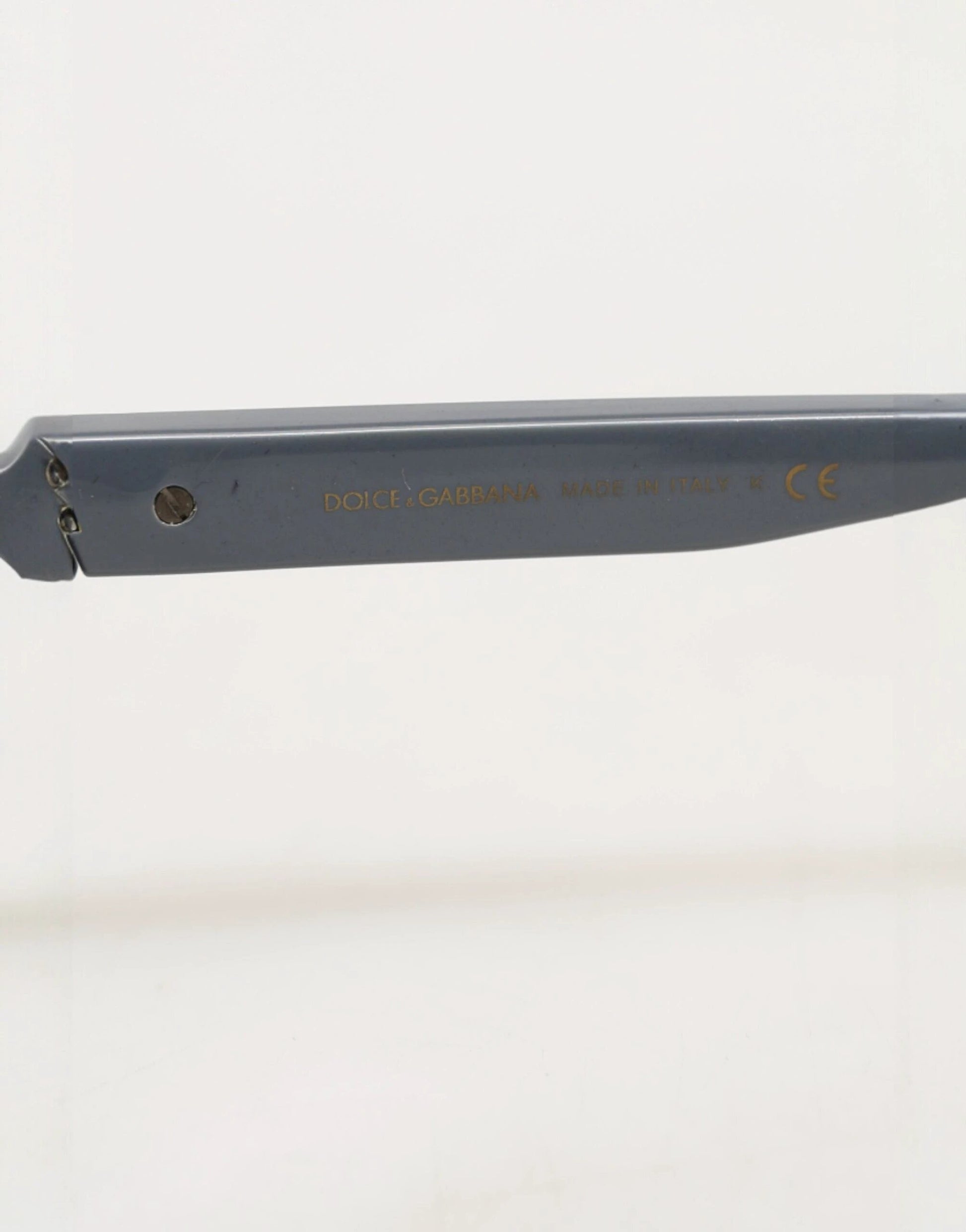 Dolce & Gabbana Blue Acetate Aviator Shades Eyewear Sunglasses by Dolce & Gabbana