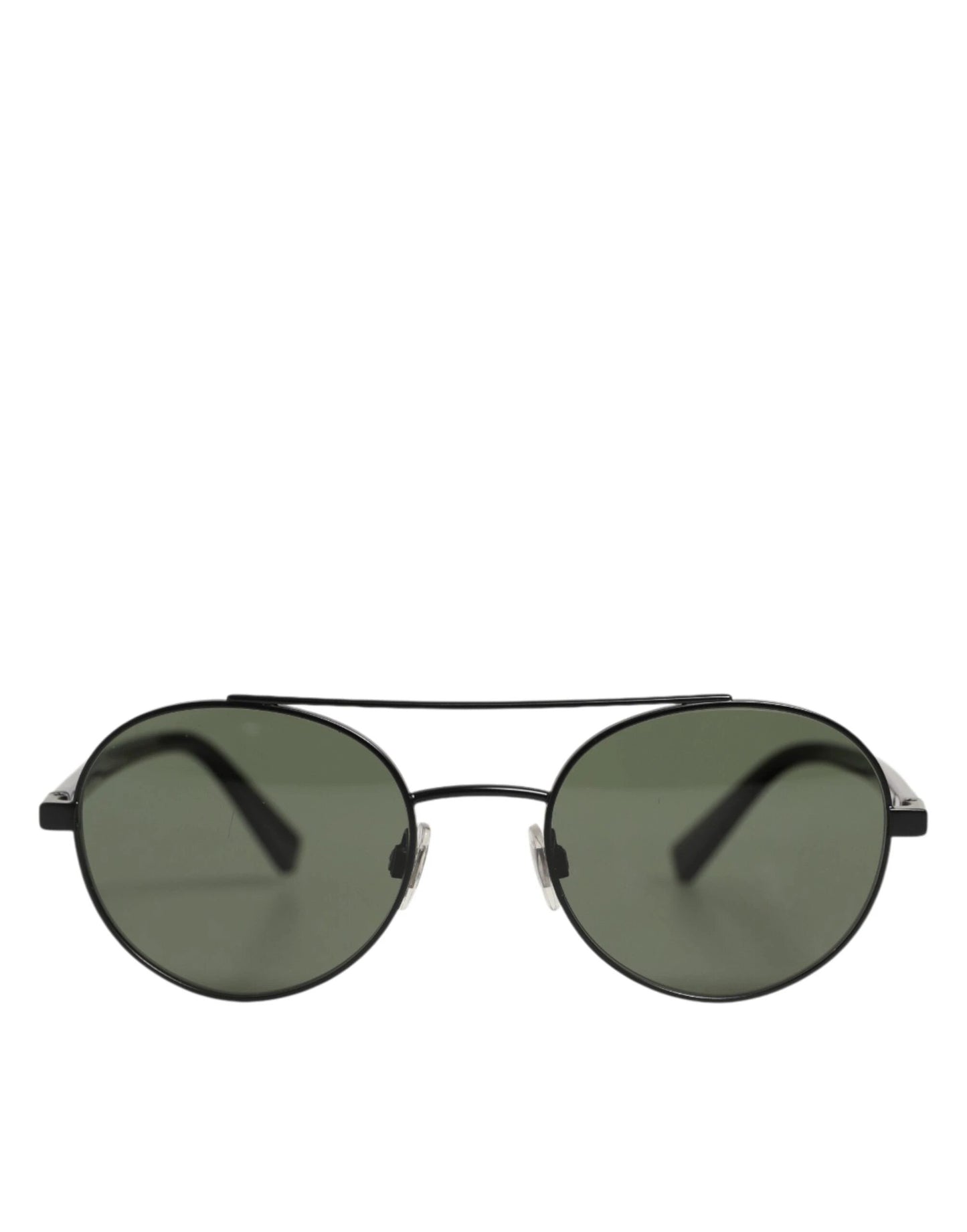 Dolce & Gabbana Matte Black Steel Frame Gray Lens Sunglasses by Dolce & Gabbana