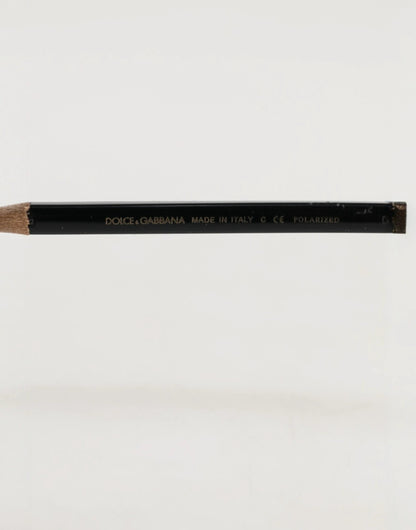 Dolce & Gabbana Matte Black Steel Frame Gray Lens Sunglasses by Dolce & Gabbana