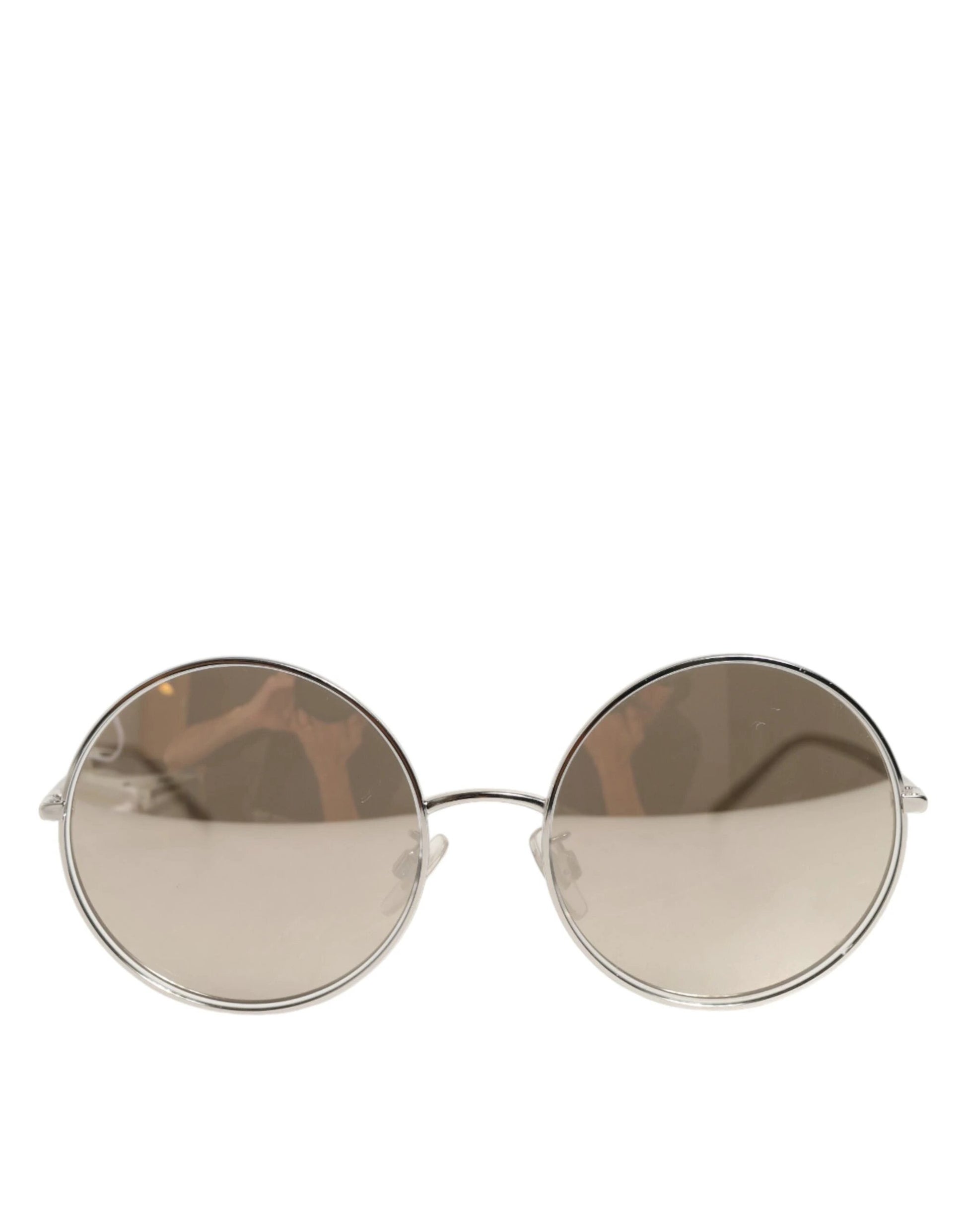 Dolce & Gabbana DG2215K Silver Metal Round Shades Eyewear Sunglasses by Dolce & Gabbana