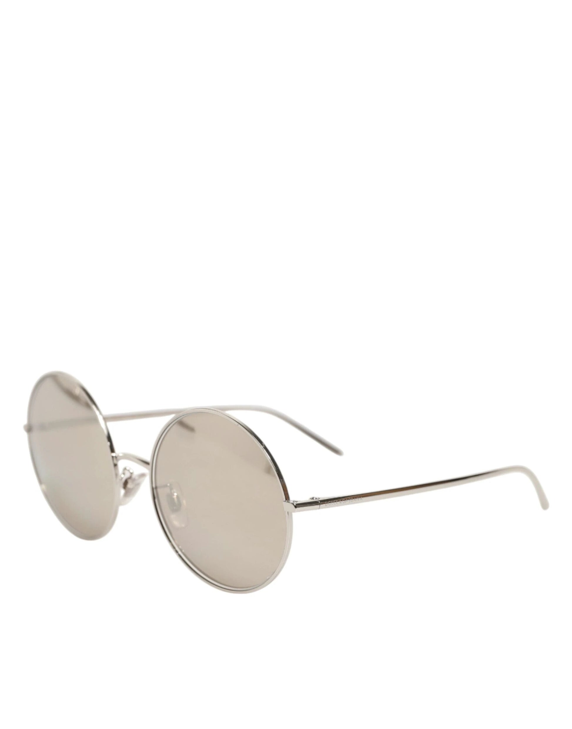 Dolce & Gabbana DG2215K Silver Metal Round Shades Eyewear Sunglasses by Dolce & Gabbana