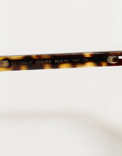 Dolce & Gabbana Dark Brown Tortoise Shell Pilot Frame Sunglasses by Dolce & Gabbana