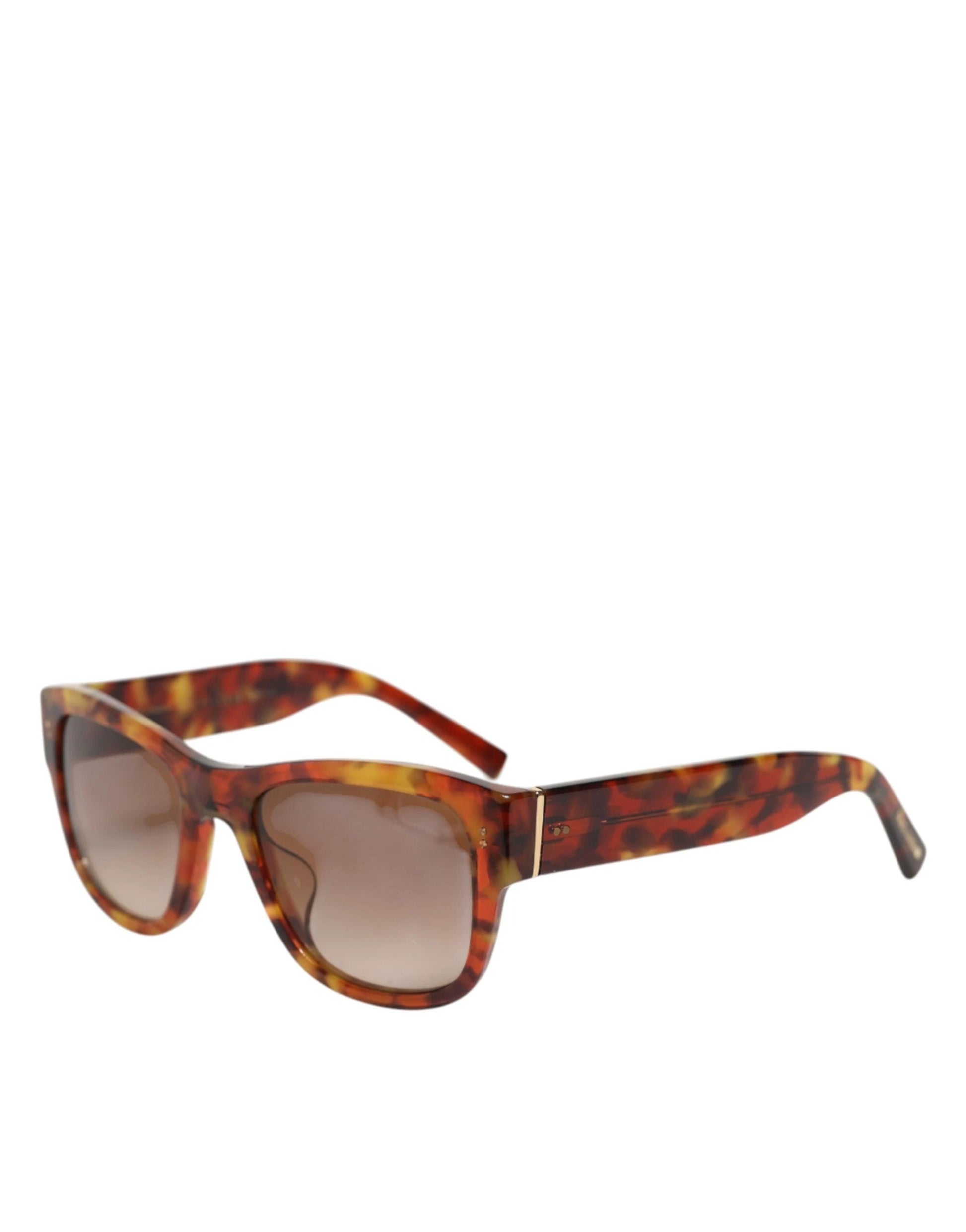 Dolce & Gabbana DG4338F Brown Havana Full Rim Round Lenses Sunglasses by Dolce & Gabbana
