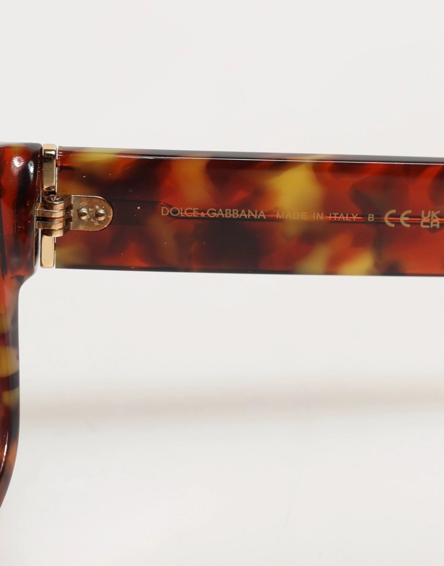 Dolce & Gabbana DG4338F Brown Havana Full Rim Round Lenses Sunglasses by Dolce & Gabbana