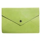 Dolce & Gabbana Green Leather Handbag Clutch Mini Purse Pouch Tablet Case by Dolce & Gabbana