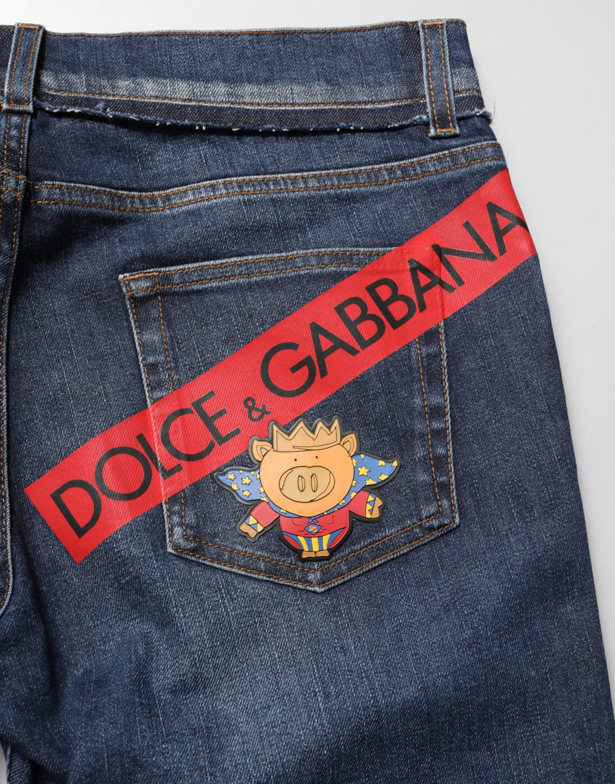Jean Dolce & Gabbana homme skinny en coton stretch bleu – PAN76834