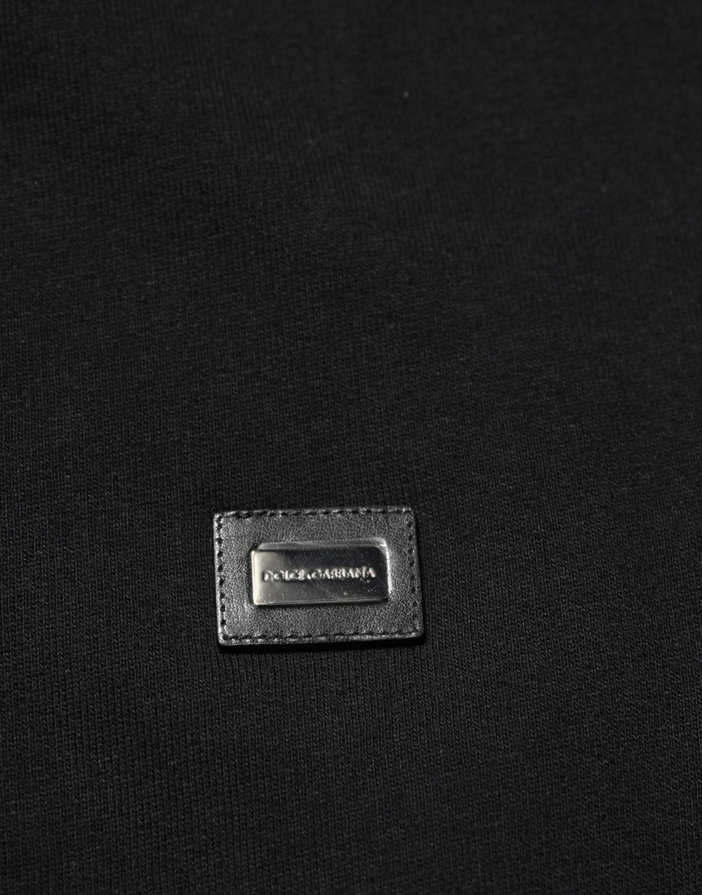 Dolce & Gabbana Sweater Black Cotton Hooded Men Sweatshirt Sweater by Dolce & Gabbana